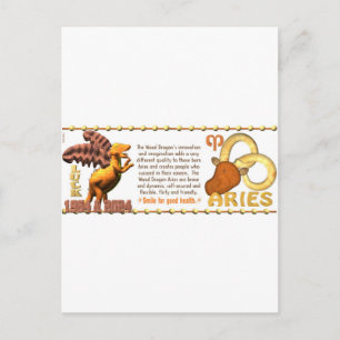 Postal Valxart 1964 2024 Wood Dragon zodiac Aries