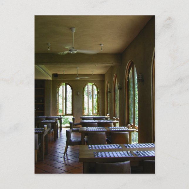 Postal Vamos a cenar juntos alguna vez. (Anverso)