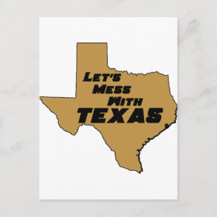 Postal Vamos a desentrañar con Texas Brown