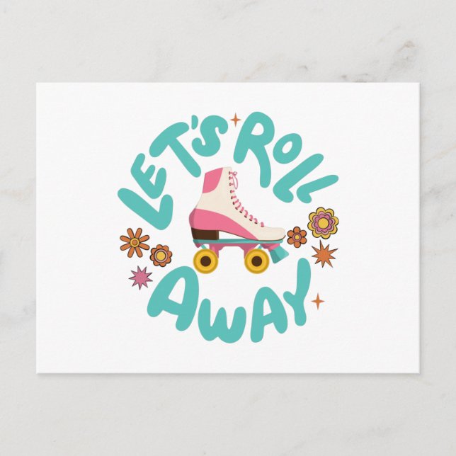 Postal Vamos a eliminar los patines de patinaje (Anverso)