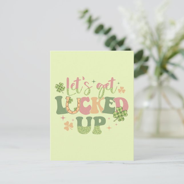 Postal Vamos a ser engañados (Anverso de pie)