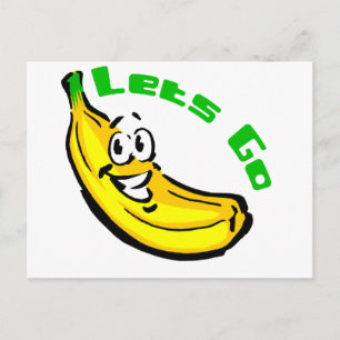Postal Vamos Bananas