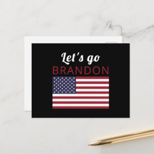 Postal Vamos Brandon, Bandera Americana