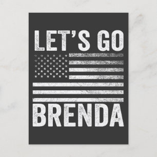 Postal Vamos Brenda a las elecciones de Bandera Americana
