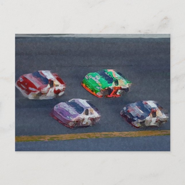 Postal ¡Vamos Carreras...! (Anverso)