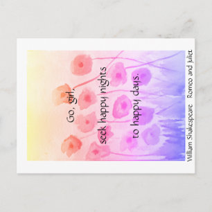 Postal Vamos, Chica... (Romeo y Julieta) Postcard.