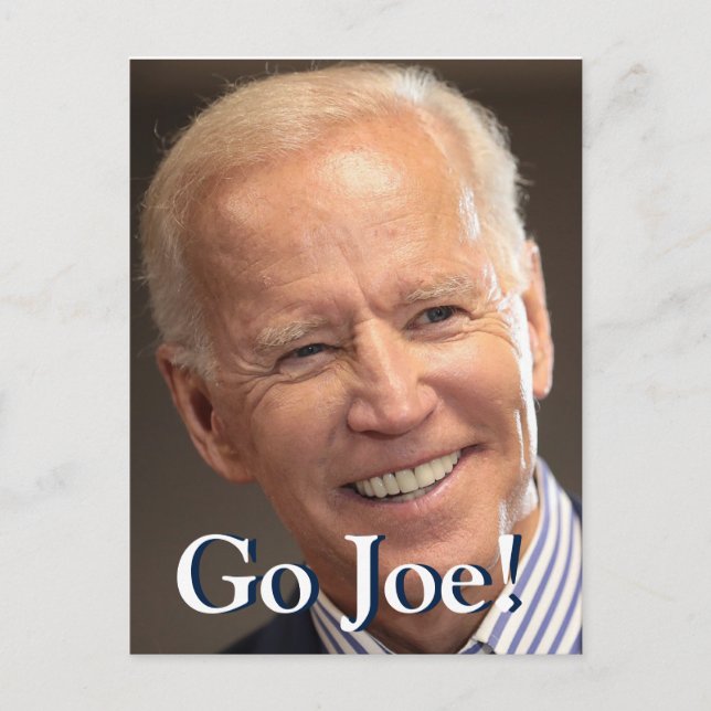 Postal ¡Vamos Joe! (Anverso)