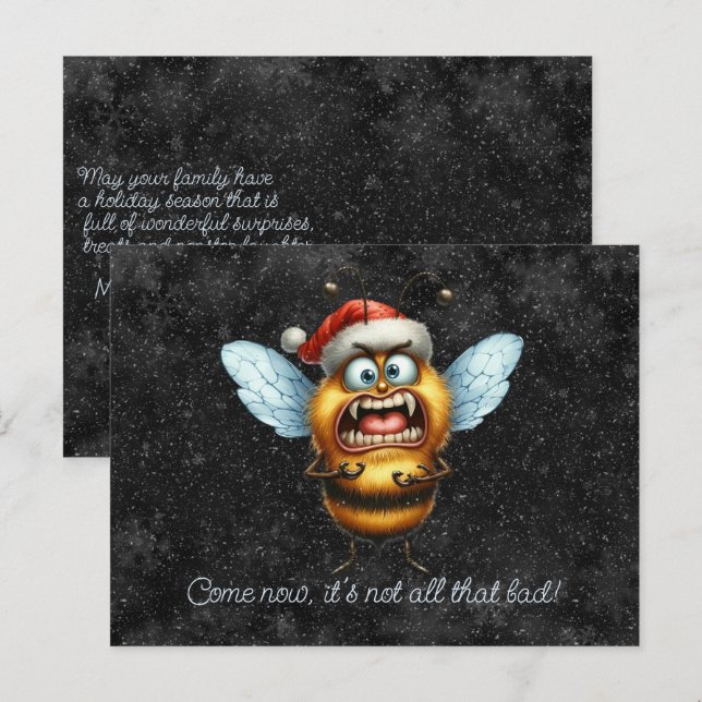 Postal Vamos, no es todo tan mal asustado (Anverso / Reverso)