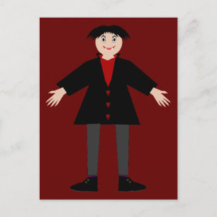 Postal Vampiro de Cute Halloween