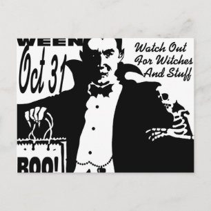 Postal Vampiro de Halloween