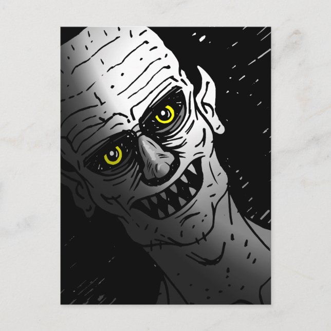 Postal Vampiro de Halloween (Anverso)