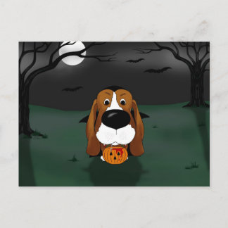 Postal Vampiro de Halloween en Basset