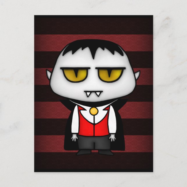 Postal Vampiro júnior (Anverso)