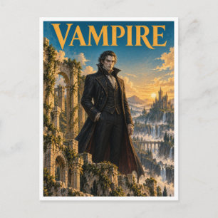 Postal Vampiro, Monstruo de Fantasía Gótica