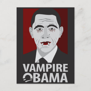 Postal Vampiro Obama