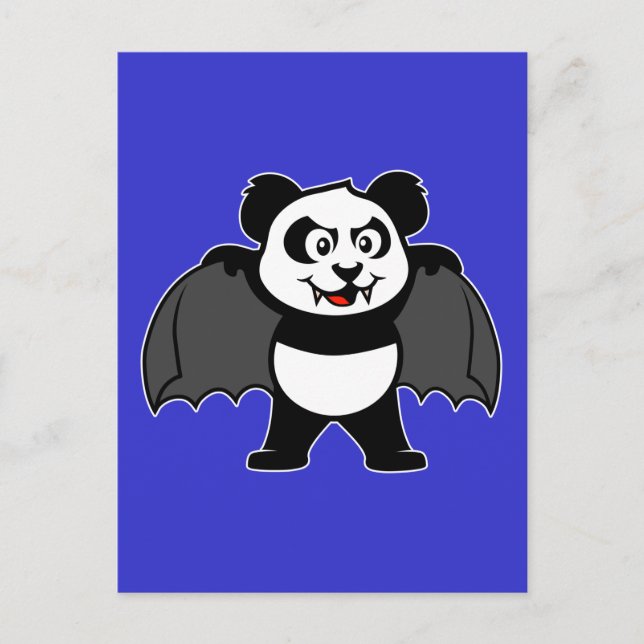 Postal Vampiro Panda (Anverso)