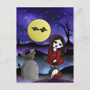 Postal Vampiro Perdido Amor Blank personalizable de cabez