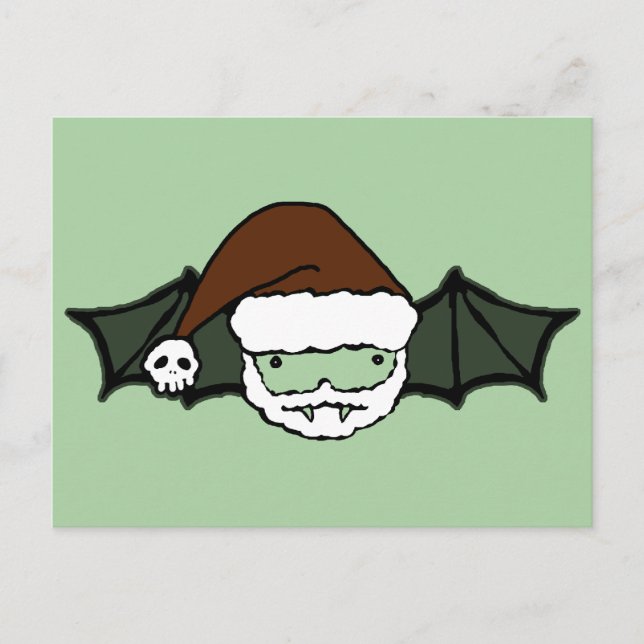 Postal Vampiro Santa Bat (Anverso)