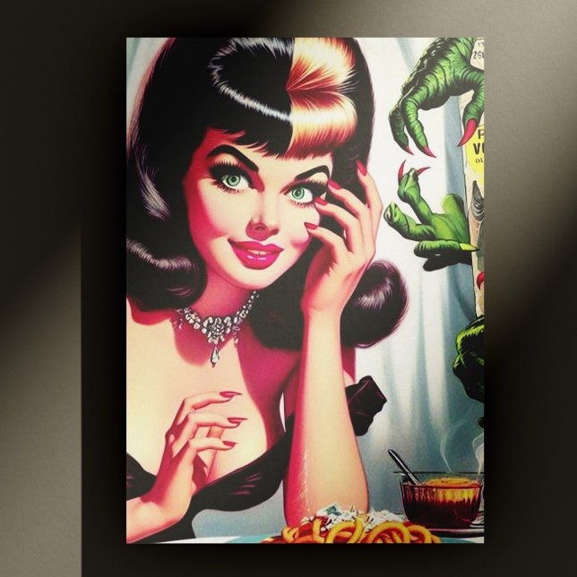 Postal Vampiro vintage (Subido por el creador)