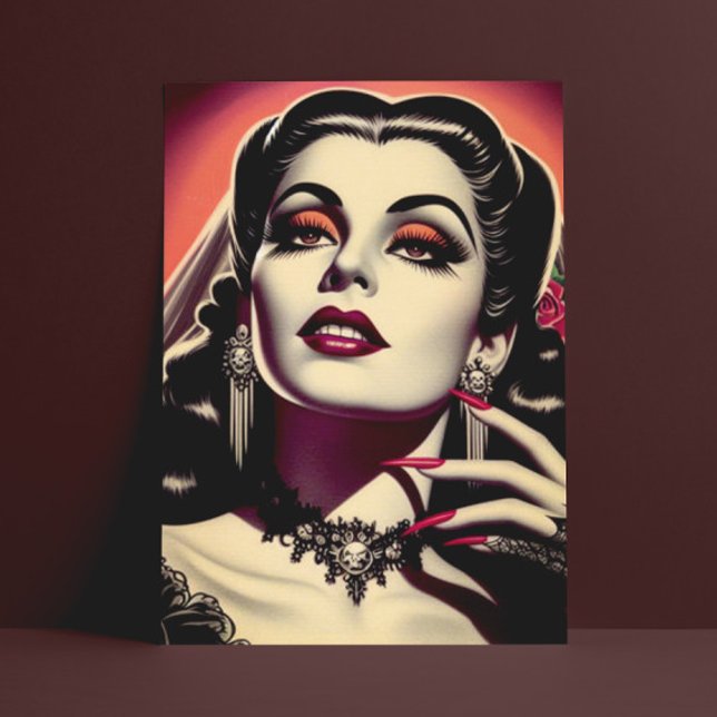 Postal Vampiro vintage (Subido por el creador)