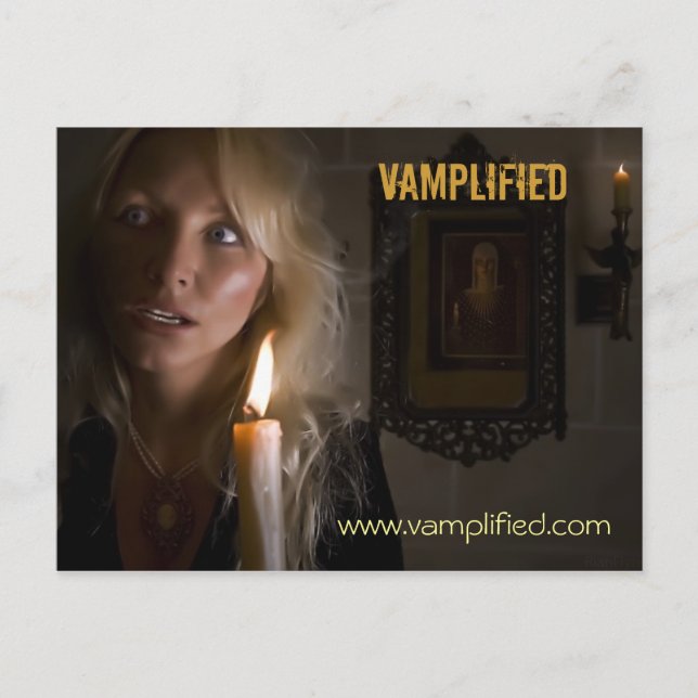 Postal Vamplificado, www.vamplified.com (Anverso)