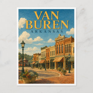 Postal Van Buren Arkansas Main Street GeoSaga
