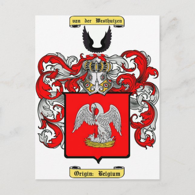 Postal van der Westhuizen (Anverso)