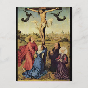 Postal van der Weyden Jesus on the Cross