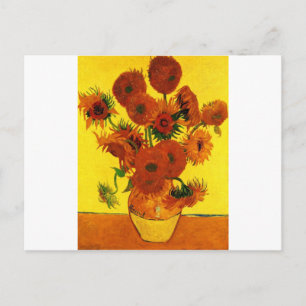 Postal Van Gogh 15 Sunflowers