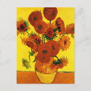 Postal Van Gogh 15 Sunflowers