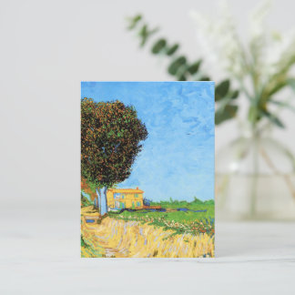 Postal Van Gogh - A Lane Near Arles,