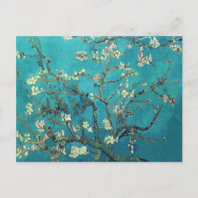 Postal Van Gogh Almond Blossoms (Anverso)