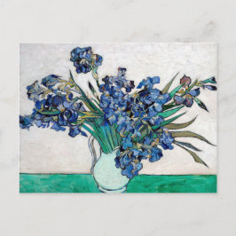 Postal Van Gogh Blue Irises