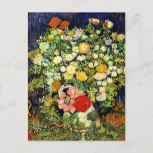 Postal Van Gogh - Bouquet de flores en una bolsa