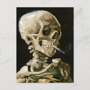 Postal Van Gogh - Cabeza de un esqueleto