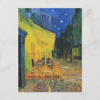 Postal Van Gogh | Cafetería con terraza por la noche | 18