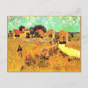 Postal Van Gogh - Casa de campo en Provenza