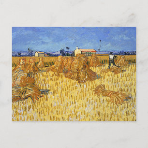 Postal Van Gogh - Cosecha en Provenza