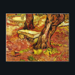 Postal Van Gogh - El banco de piedra<br><div class="desc">Pintura de Vincent van Gogh,  Postal de The Stone Bench.</div>
