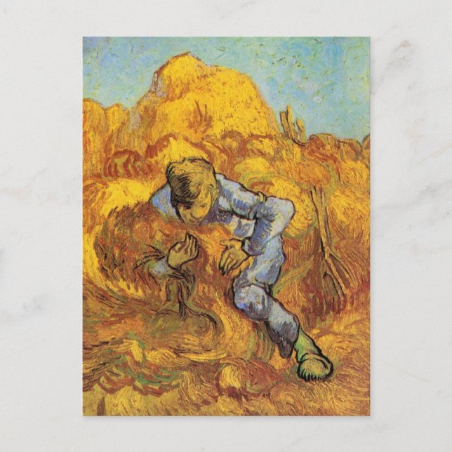 Postal Van Gogh, El Binder De La Hoja, El Impresionismo V (Anverso)