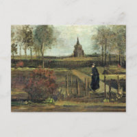 Van Gogh - El jardín de parsonajes de Nuenen