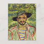 Postal Van Gogh - El jardinero (también conocido como un<br><div class="desc">Pintura de Vincent van Gogh,  el jardinero</div>