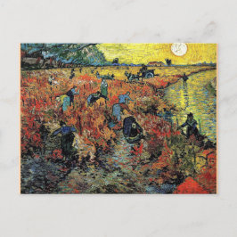 Postal Van Gogh - El Viñedo Rojo