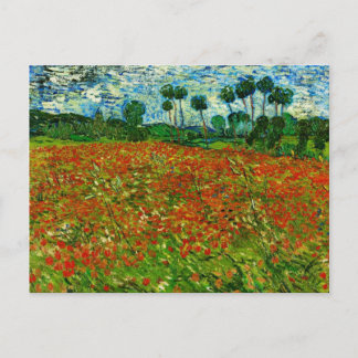 Postal Van Gogh Field con Bella Artes de Coppies (F636)