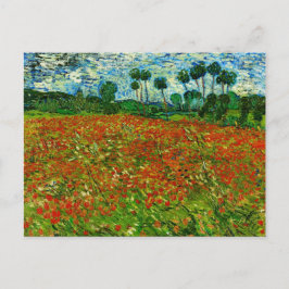 Postal Van Gogh Field con Bella Artes de Coppies (F636)