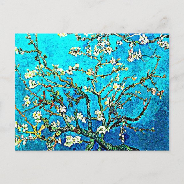 Postal Van Gogh - Flor de Almendro (Anverso)