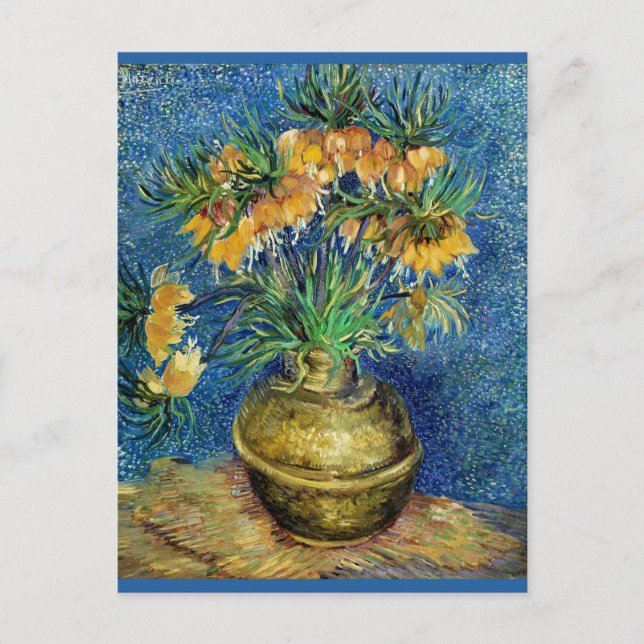 Postal Van Gogh - Fritillaries imperiales, (Anverso)