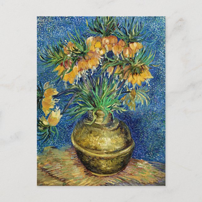 Postal Van Gogh - Fritillas Imperiales (Anverso)