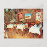 Postal Van Gogh - Interior de un restaurante<br><div class="desc">Interior de un restaurante,  famoso cuadro de Vincent van Gogh,  1887</div>