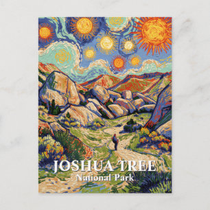 Postal Van Gogh Joshua Tree Hidden Valley Vintage Desiert
